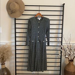 Vintage Talbots pleated dress